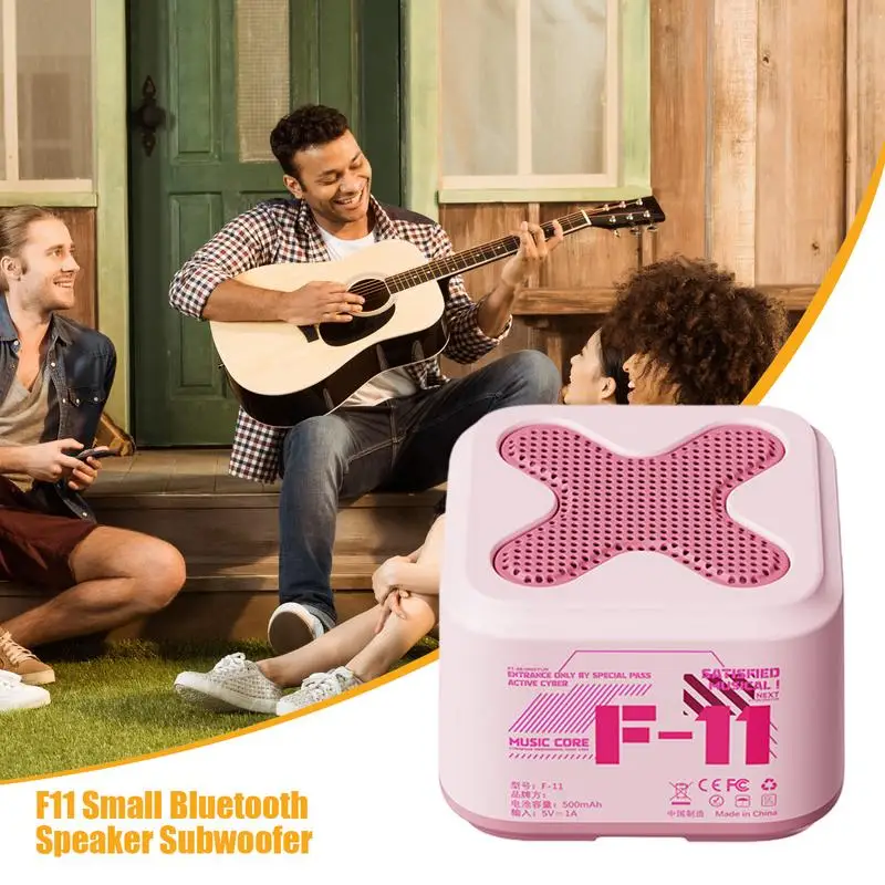 Smart Speaker Small Wireless Speaker With Sub-woofer Design Loud Volume Portable Wireless Speakers For Car Outdoors Beach