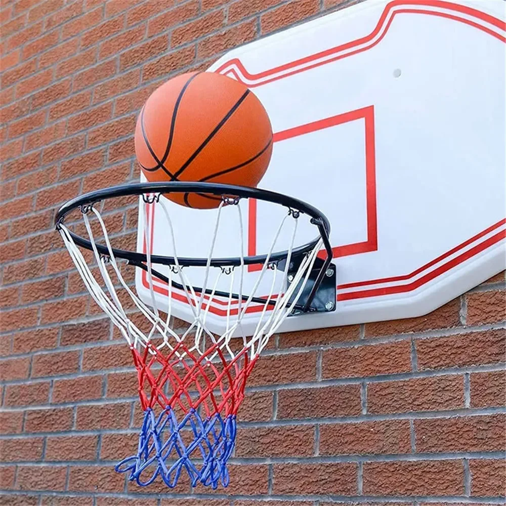 Standard Basketball Net Nylon Hoop Goal Standard Rim For Basketball Stands Thickened Nylon Basketball Basket For Children