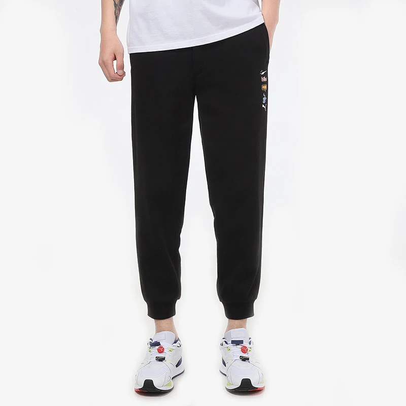 

Puma оригинальные мужские трикотажные тренировочные зауженные повседневные брюки для бега 532039-01