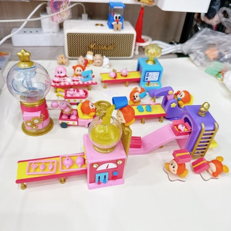 リーメント ワドルディの玩具工場 カービィ ブラインドボックス ミニチュアシーン キャンディトイ コレクタブルオーナメント 子供向けギフト アクションフィギュア