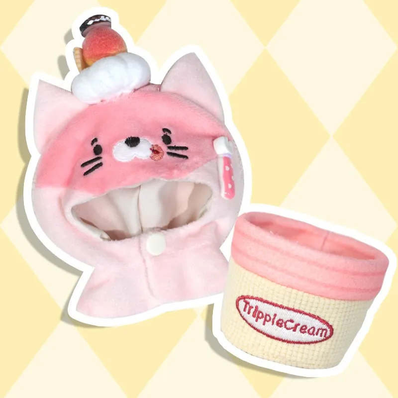 First and second generation vinyl blind boxes, 17cm doll clothes, animal summer ice cream-shaped clothes, cute sets