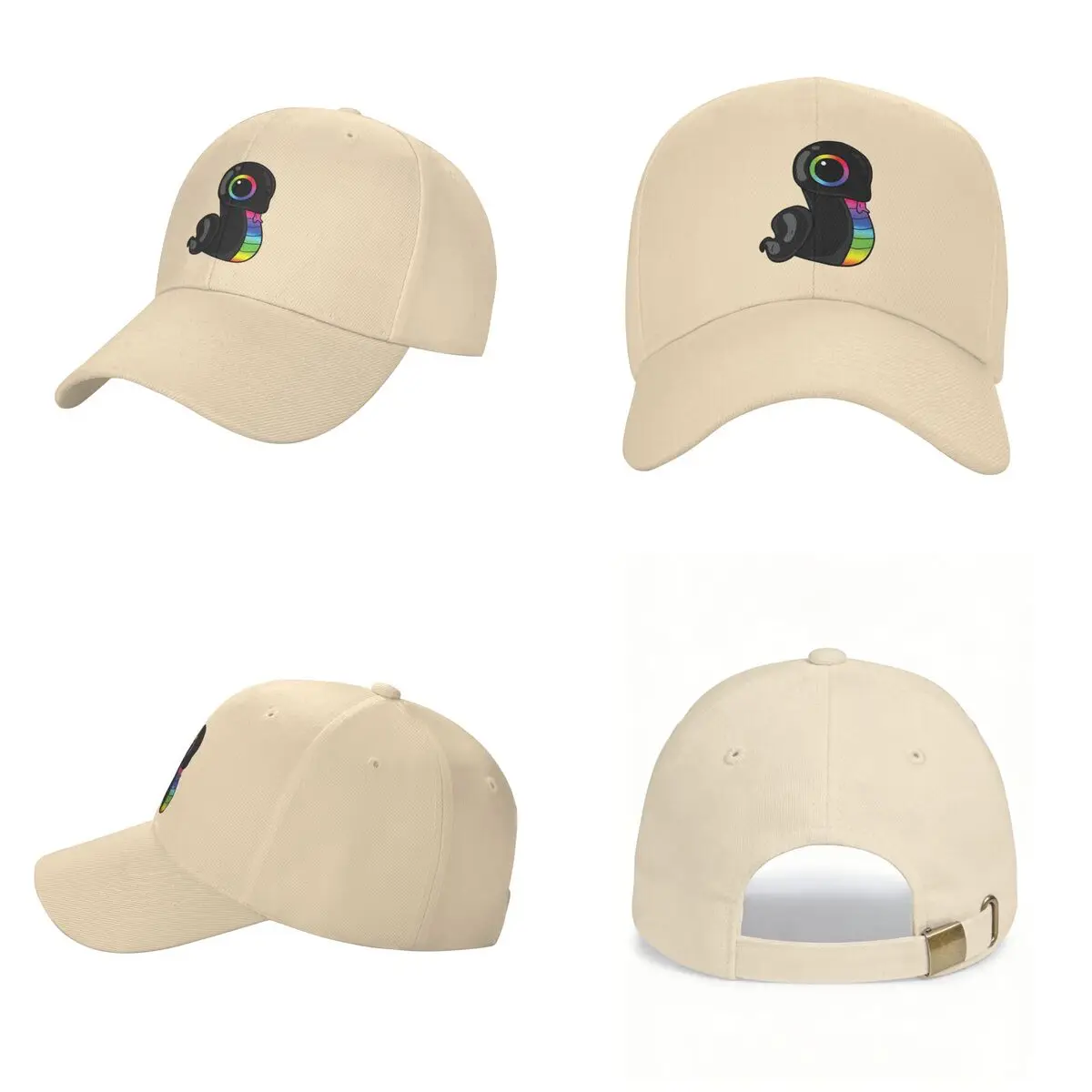 Sneki Snek Fan Design Razer RGB Sticker Cap Fashion Casual Baseball Caps Adjustable Hat Hip Hop Summer Unisex Baseball Hats