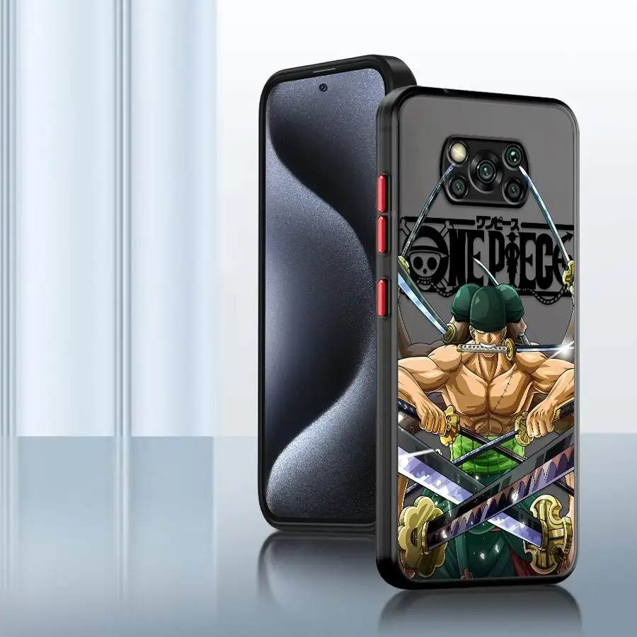حافظة هاتف قطعة واحدة على شكل قرد د. لوفي لهاتف Xiaomi Poco X3 NFC X4NFC X5 X3 X4 Pro غطاء ناعم