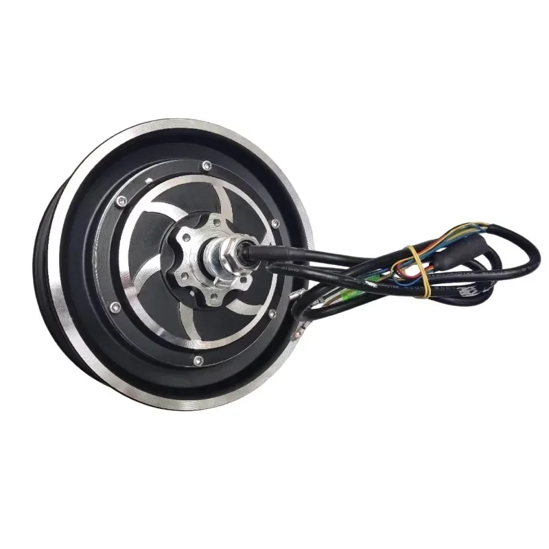 10 Inch 36V/48V 500W Wheel Motor Tubeless Air Tire 10x2.50-6.5 Brushless for E-Scooter Retrofit Electric Scooter Kit