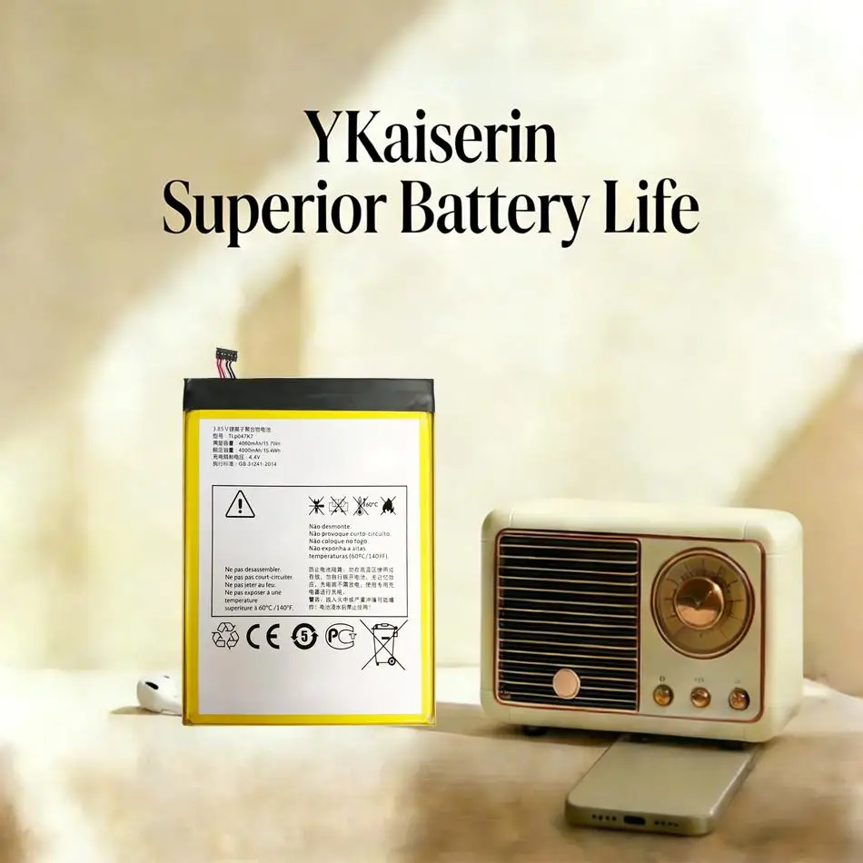 

Для Alcatel Joy Tab 1 9029Z A30 4G Lte 9024W 8.0" 4080 мАч: прочная батарея для ноутбука Tlp040k7 Tlp040j1