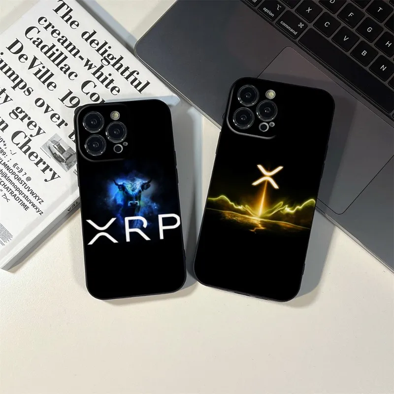 Xrp Ripple Crypto Millionaire Ripple Cryptocurrency Phone Case FOR IPhone 14 13 11 12 Pro Plus 13 ProMAX XR XS MINI Black Covers