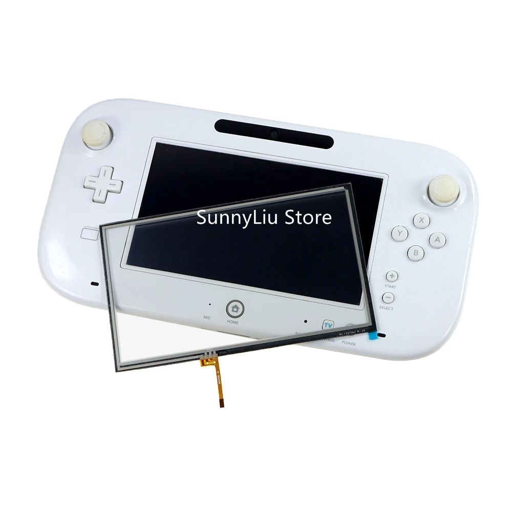 

5pcs/lot high quality Digitizer Glass Panel Touch Screen For Nintendo WII U Gamepad WIIU controller