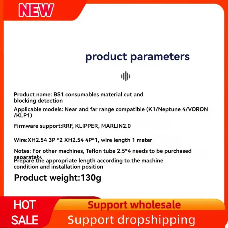 

Superb Intelligent Filament Detector High Precision Filament Breakage/Nozzle Blockage Detector 3D Printer Accessories