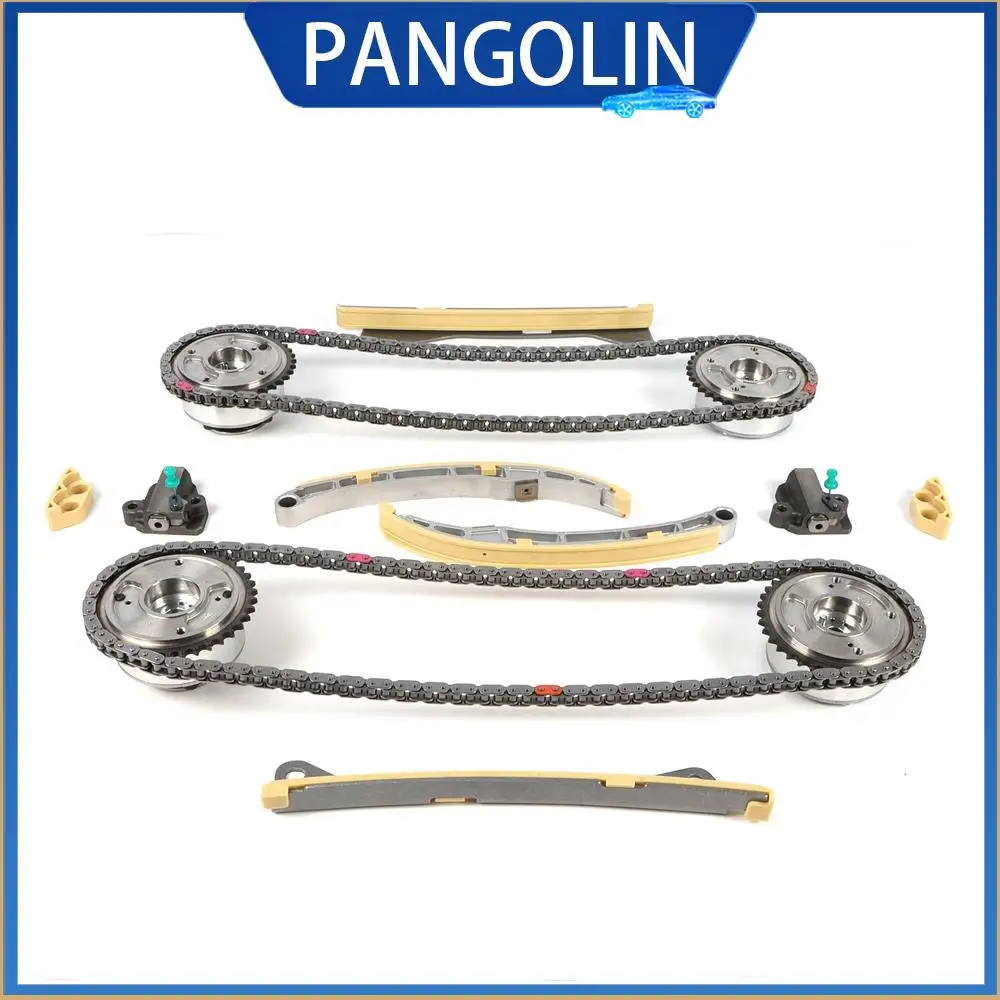 

PANGOLIN Timing Chain Kit VVT Gear 24321-3L100 24350-3CGA1 24410-3CGA3 for Santa Fe Sorento Azera Genesis 3.3L 3.8L 2012-2022
