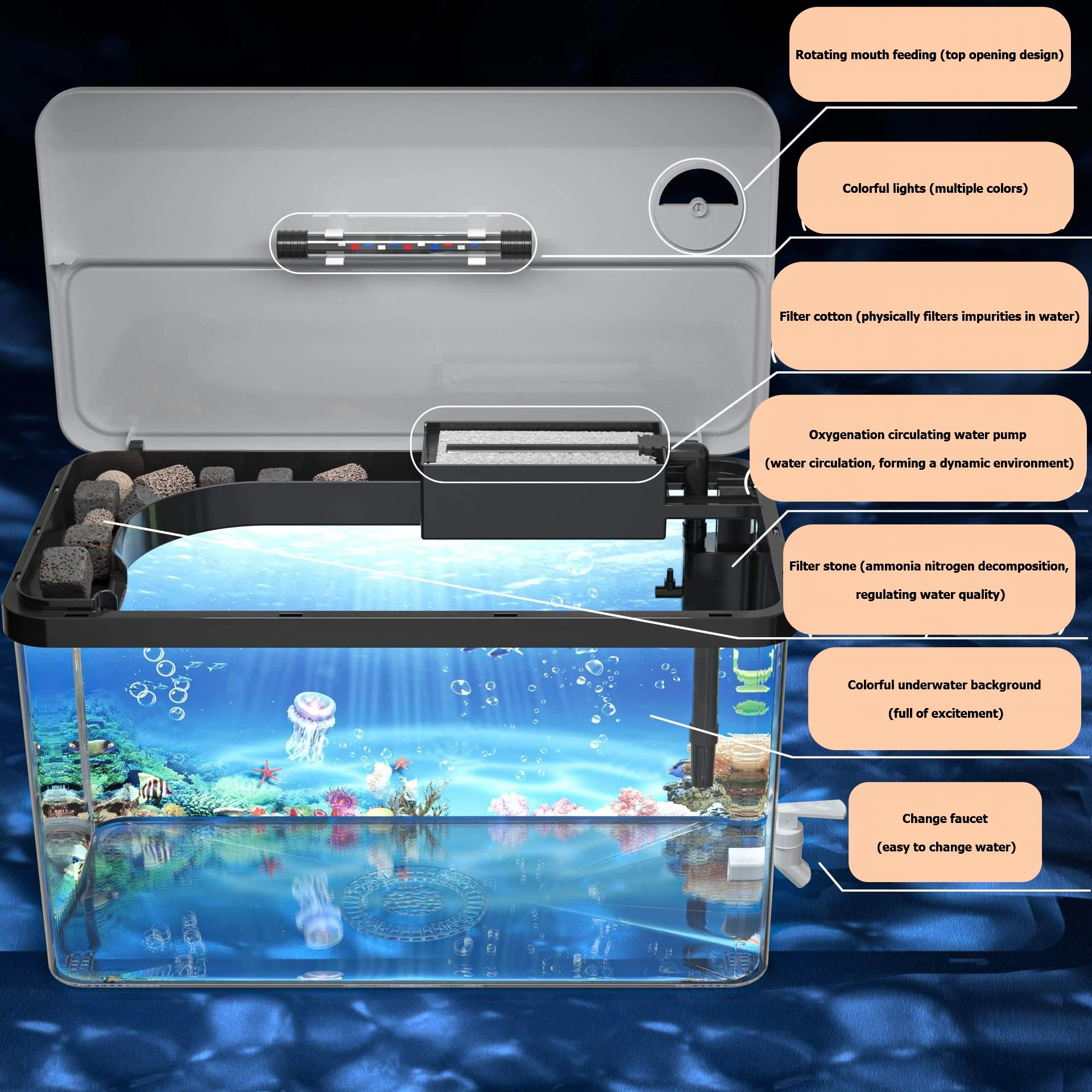 Маленький настольный набор для – обзор и цена Aquarium Fish For Beginners