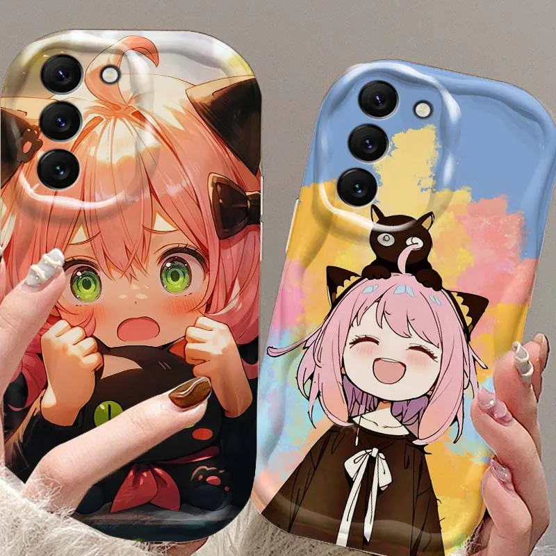 

SPY x FAMILY Anime For Samsung S25 S24 S23 S22 S21 S20 A04 A05s A05 A06 Ultra Plus FE 5G Wave Oil Phone Case