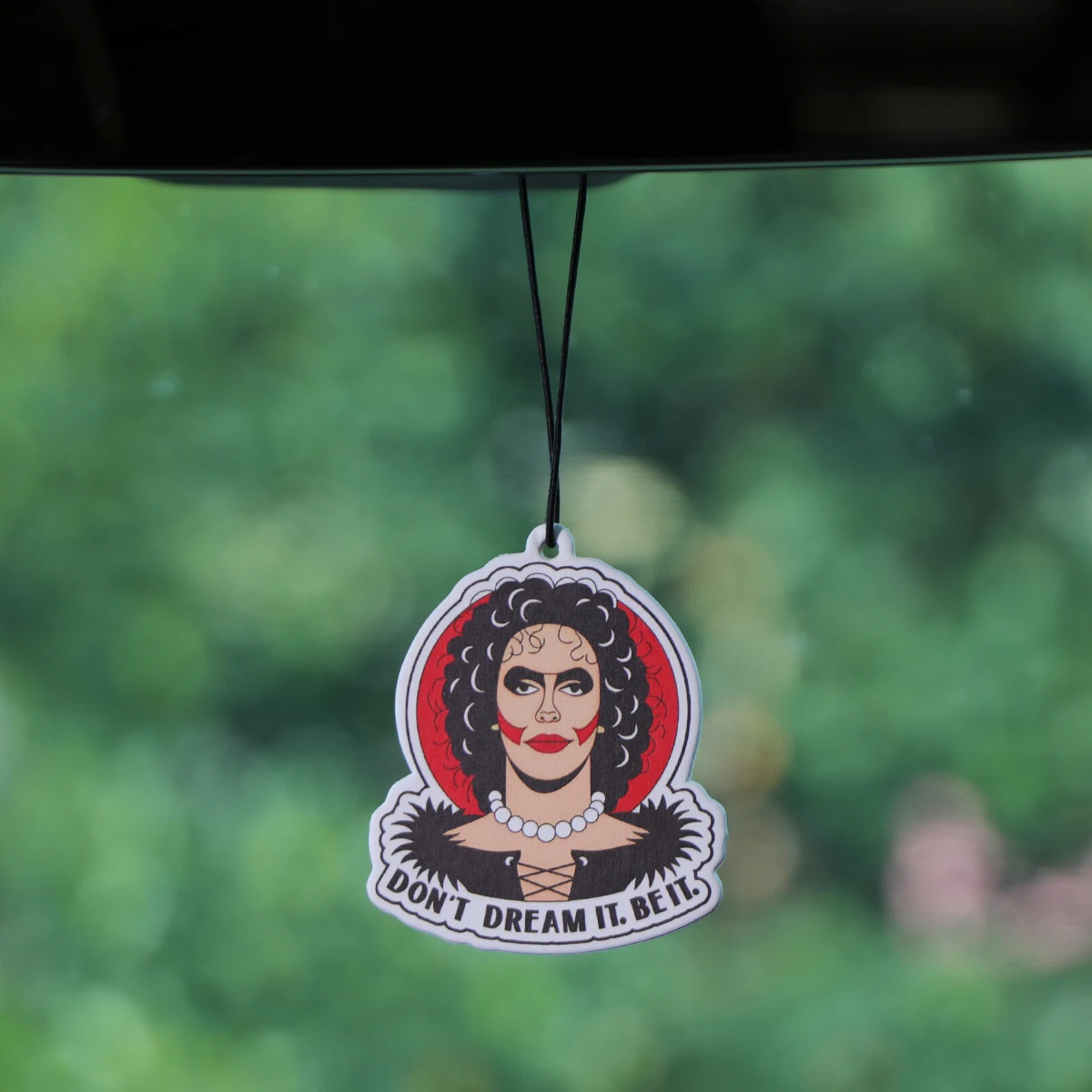 

Movie Car Aromatherapy Tablets Funny Quotes Hanging Fragrance Card Air Freshener Home Car Pendant Decoration