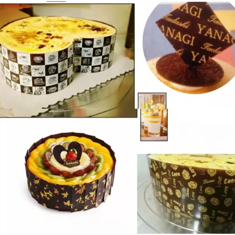 

10 шт. листы, форма для выпечки, лист/украшение торта/Рождественский шоколад, переводная бумага, узор, форма для украшения, печать