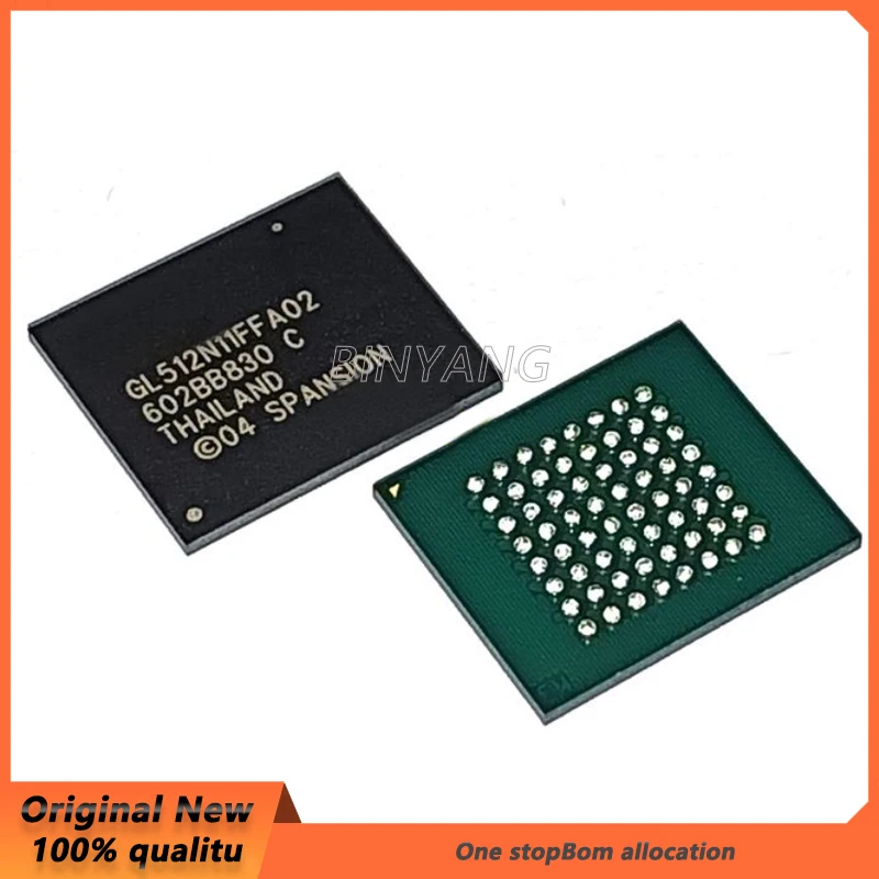 (10piece)100% New S29GL512N11FFA02 S29GL256N11FFA02 GL512N11FFA02 BGA  Chipset