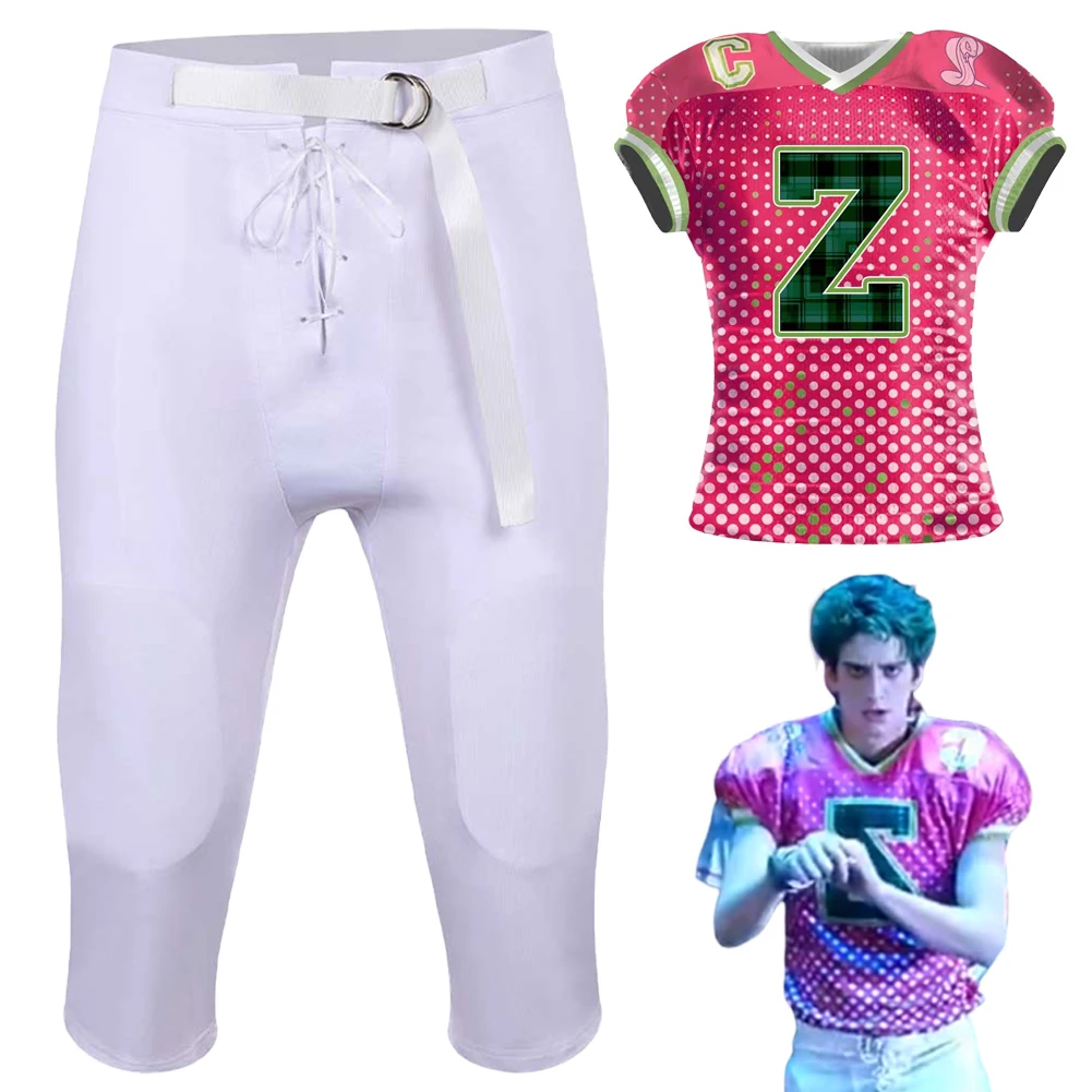 Vestido elegante Zombies 3 Zed Cosplay para hombres pantalones de fútbol Tops 2022 disfraz de película hombre adulto juego de rol fantasía trajes de fiesta