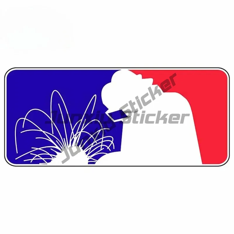 

For Welder Blue Red Car Stickers Windshield Scratch-Proof Waterproof Decal Refrigerator Bumper Graphics