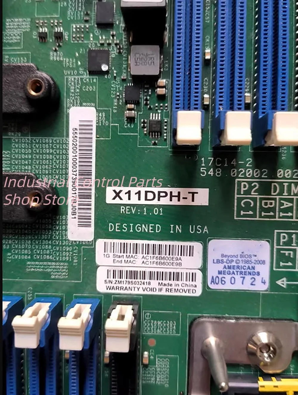 

X11DPH-T two-way server workstation motherboard