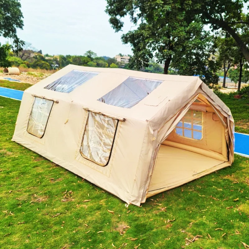 Factory manufacturer 17.2 square meters compartment inflatable tent, waterproof and portable, suitable for outdoor parties