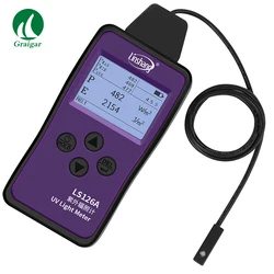 LS126A UV Light Meter Measuring Range 0 - 20000mW/cm2 for Measuring the Intensity and Energy of UV LED Light Source