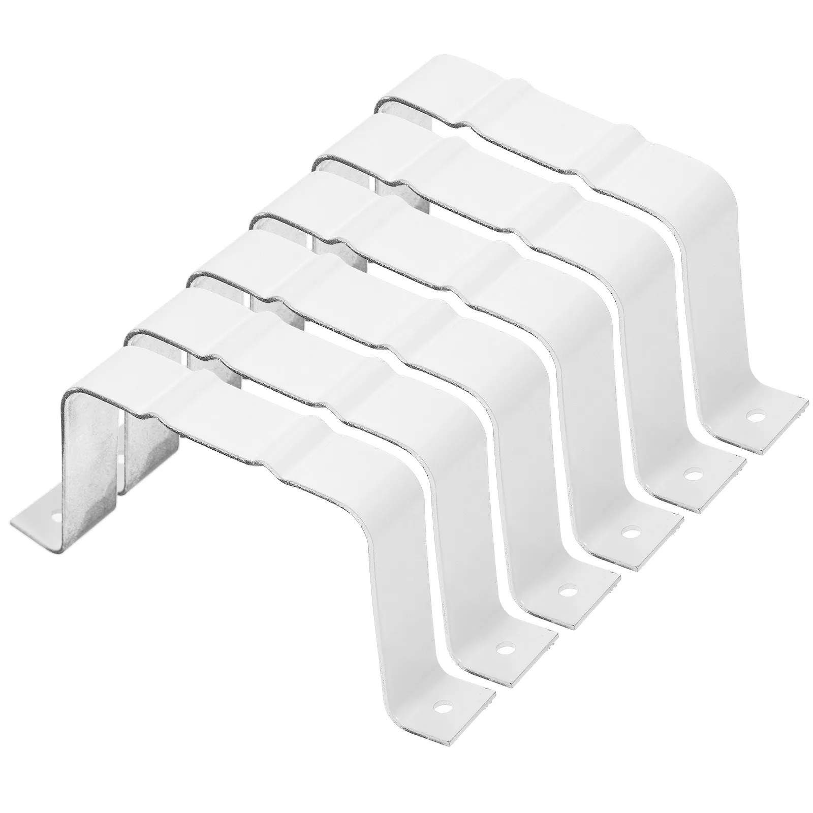 1Set Heavy Duty Aluminum Alloy Downspout Adapter Strap Gutter Connector for Rain Gutter Drainage Extension Leader Strap Outdoor