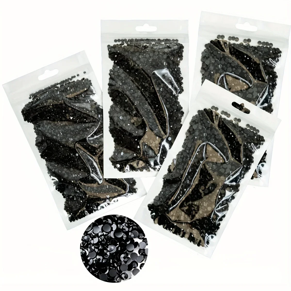 

8400PCS Size (2/3/4/5mm) Resin Flat Back Rhinestones Beads Gems for DIY Jewelry Making, Nail Art, Face Makeup, Shoes, Clothes