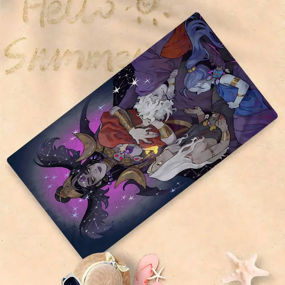 أمين H-Hades أنيمي الشاطئ منشفة السباحة لينة ماصة منشفة الأطفال هدايا للأطفال السفر التخييم الصالة الرياضية