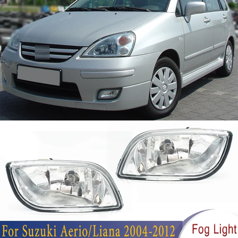 Front Bumper Fog Lamp For Suzuki Aerio/Liana 2004 2005 2006 2007 2008 2009 2010 2011 2012 Day Light Foglight