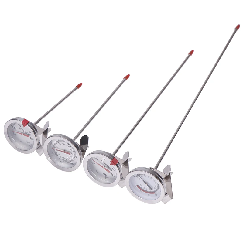 1 Pc Thermometer Kitchen Tools Probe Thermometer Milk Coffee Food Meat Gauge Stainless Steel Cooking Temperature Meter