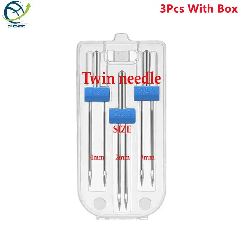 3Pcs/Lot 2/3/4mm Double Head Sewing Machine Needle Household Sewing Machine Double Needle Sewing Machine Accessories