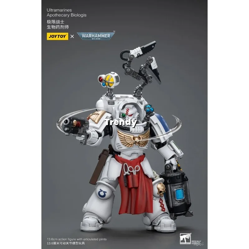 【En Stock】 JOYTOY Hammer 40K 1/18 figurine Uitramarines pharmacien biologue Collection jouet classique cadeau