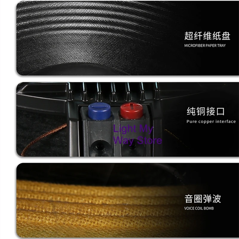 Alto-falantes de palco de alta potência Alto-falantes subwoofer de 12 polegadas, 15 polegadas e 18 polegadas, baixo/mediano de alcance completo 220 magnético 100 núcleos