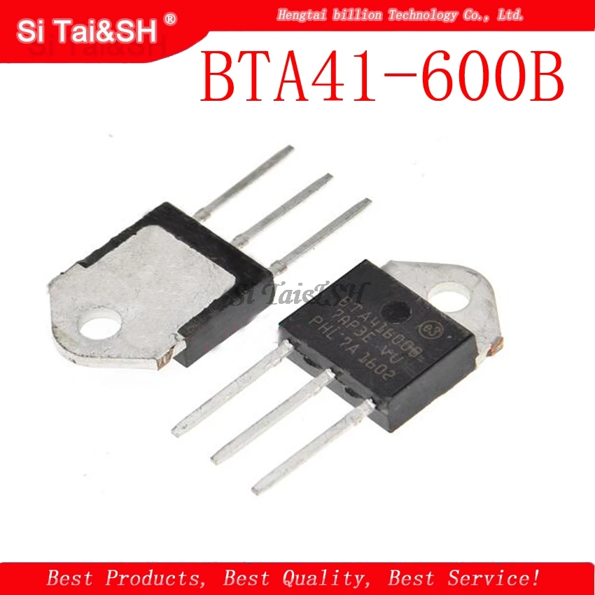 2pcs/lot BTA41-600B BTA41600B BTA41 BTA41-600B Triacs 40 Amp 600 Volt TO-3P new original