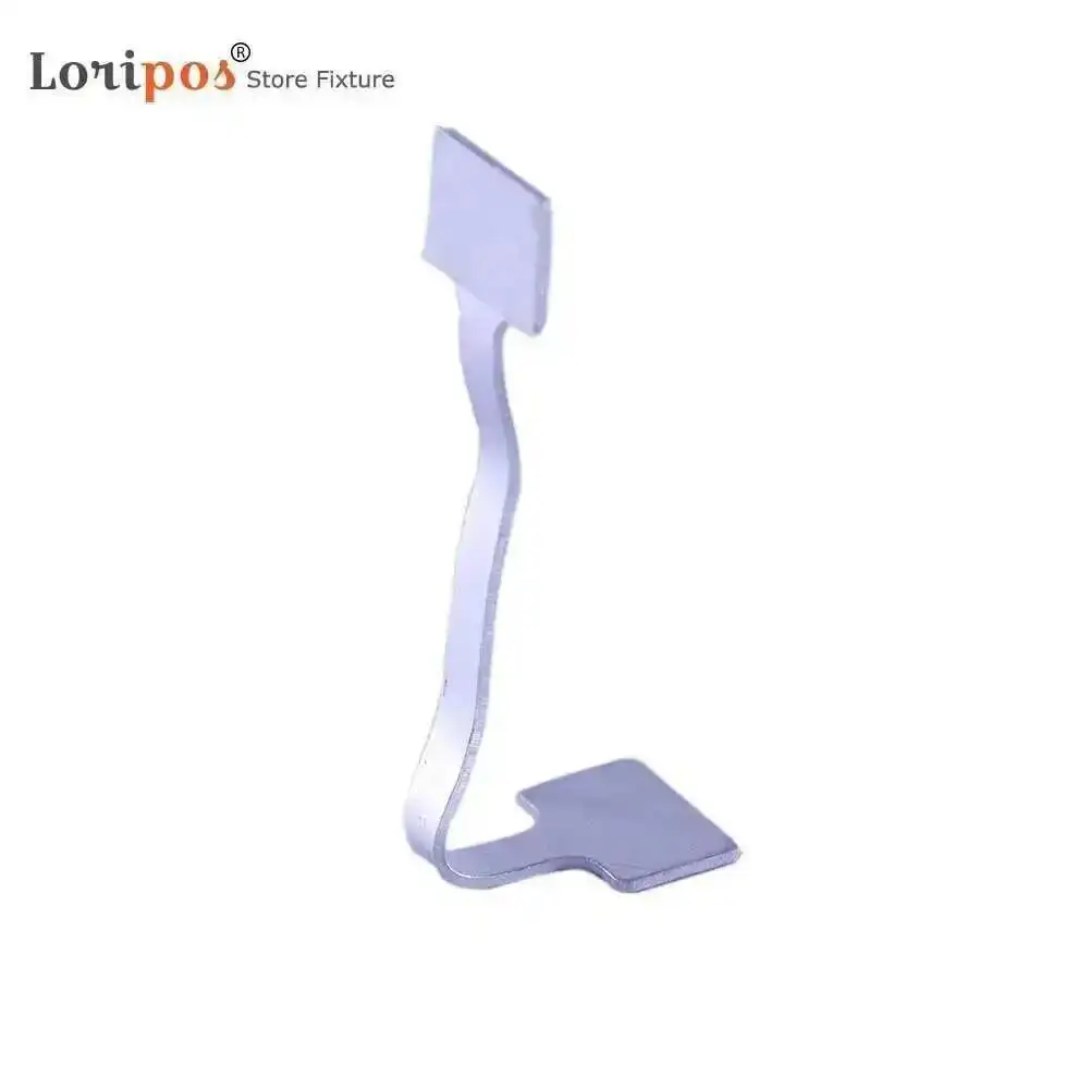 Adhesive Aluminum POP Twister, Price Tag Flexible Sigh Holder Metal Strip Wobbler Arm Stem Advertising Pads Display Shelf Talker