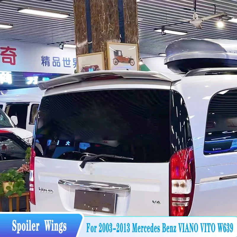 

For 2003-2013 Benz VITO VIANO W639 Spoiler Wings Vito/Mixto MPV Rear Roof Spoiler Wings ABS Material Tuning Body Kit Accessories