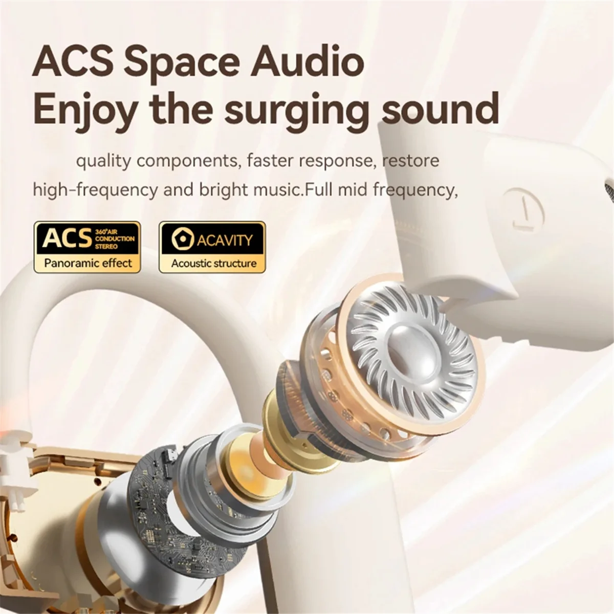 جديد جديد M62 AI مترجم سماعات أذن بلوتوث في الوقت الحقيقي المترجمين سماعات اتجاهين فورية صوت مترجم الأذن هوك B