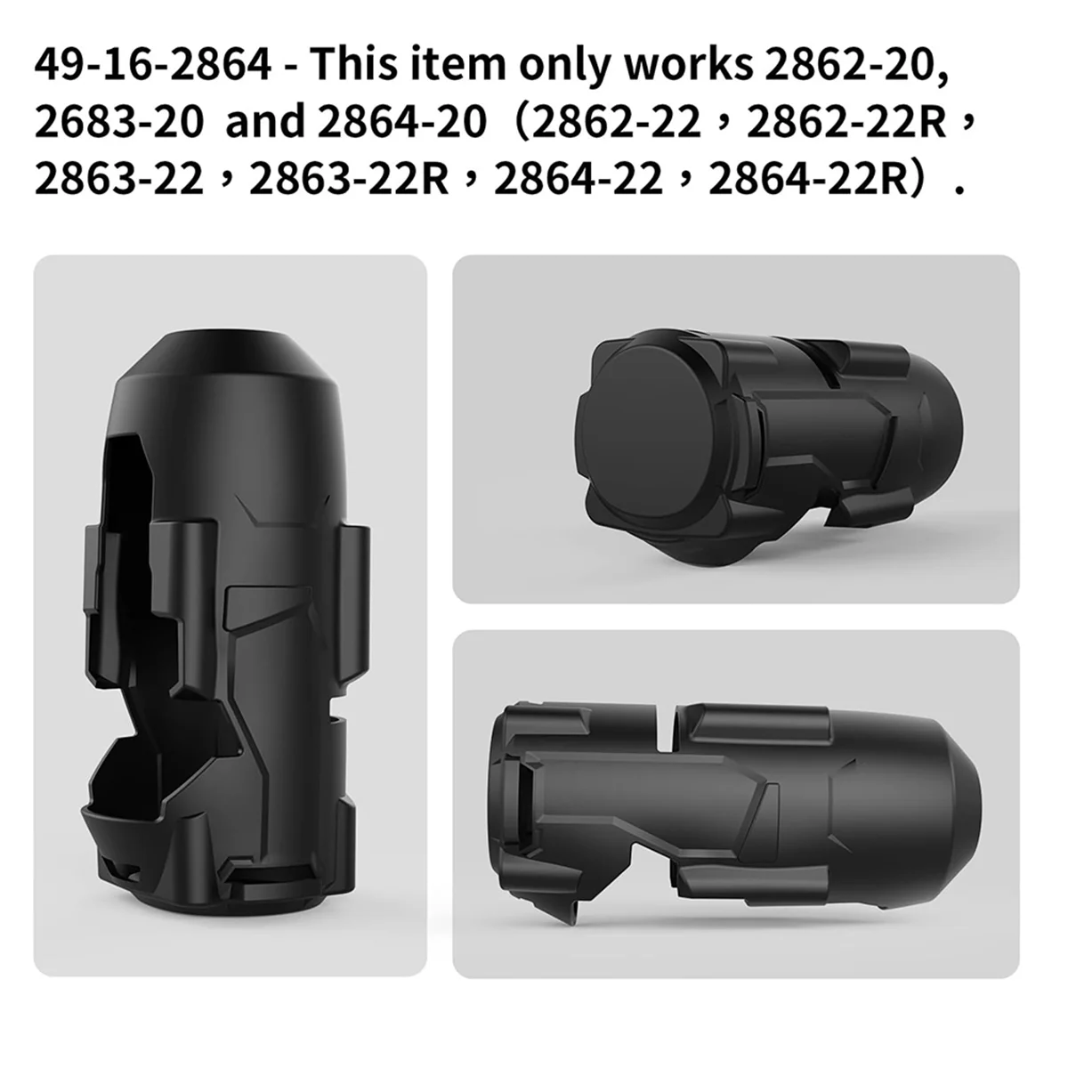 49-16-2864 M18Torque Impact Wrench Protective Rubber Boot Fits 2864-20 2863-20 2862-20 M18Fuel High Torque Impact Wrench