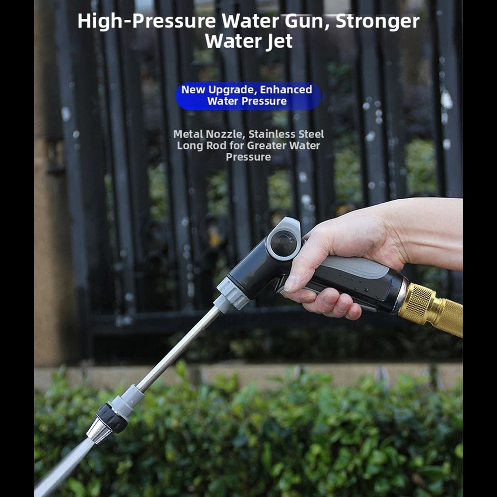 Portable Automobiles Cleaning Tool High Pressure Sprinkler Water Car Washers Garden Lawn Watering Hose Nozzle Foam Lance