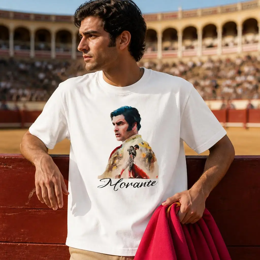 Camisetas de España Morante De La Puebla Matador Bullfighter, camiseta clásica de algodón puro, camisetas de manga corta, ropa Unisex