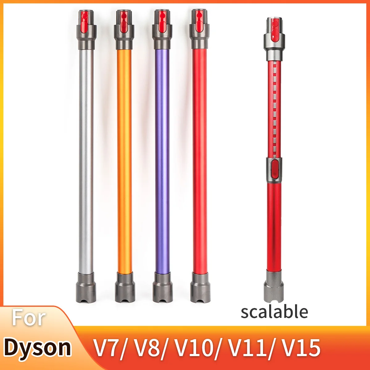 High Quality Extension Rod and Tube For Dyson V7 V8 V10 V11 V15 Cordless Handheld Vacuum Cleaner