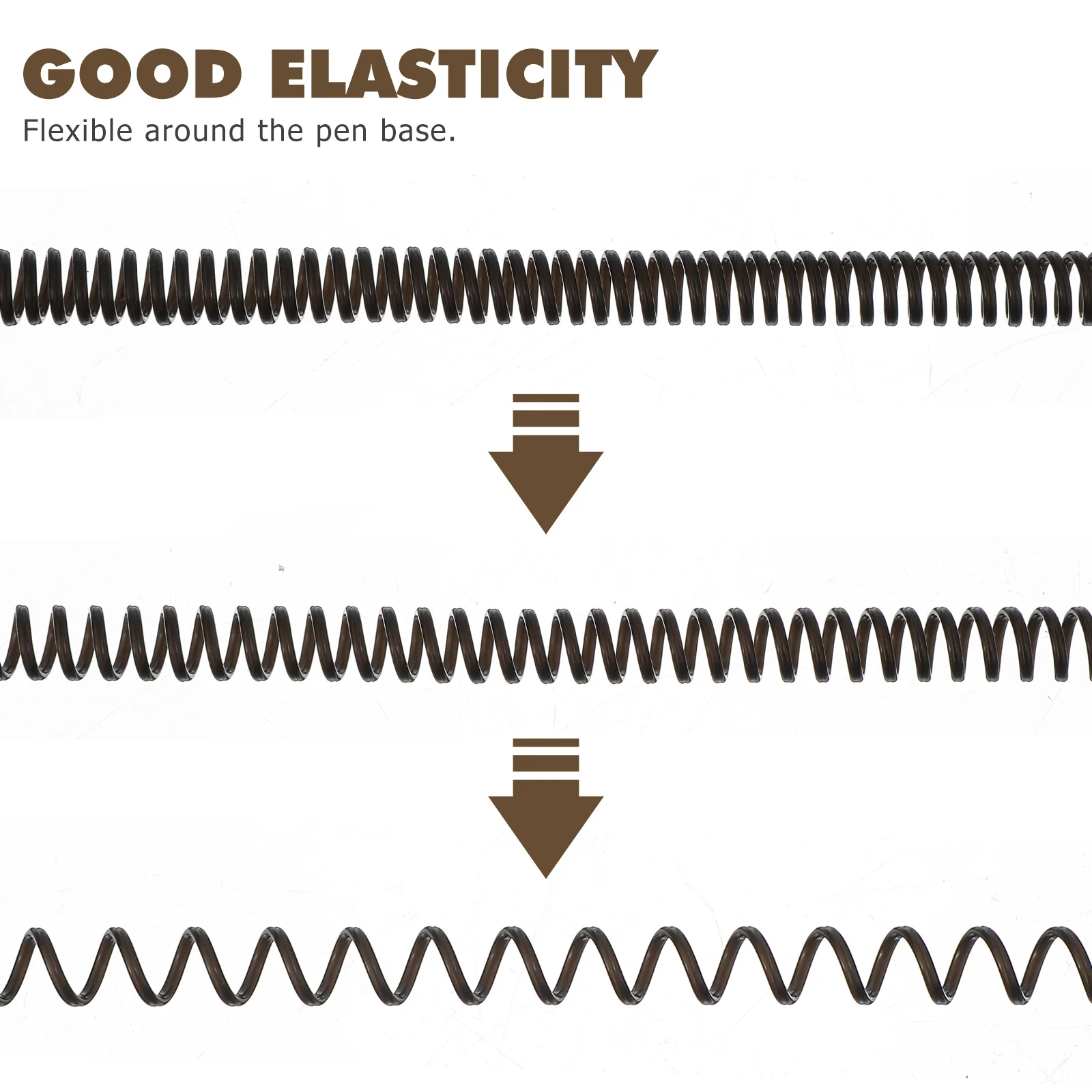 3Pcs Ballpoint Pens Chain Desktop Stand for Office Counter Bank Anti Theft Signature Stationery Gift