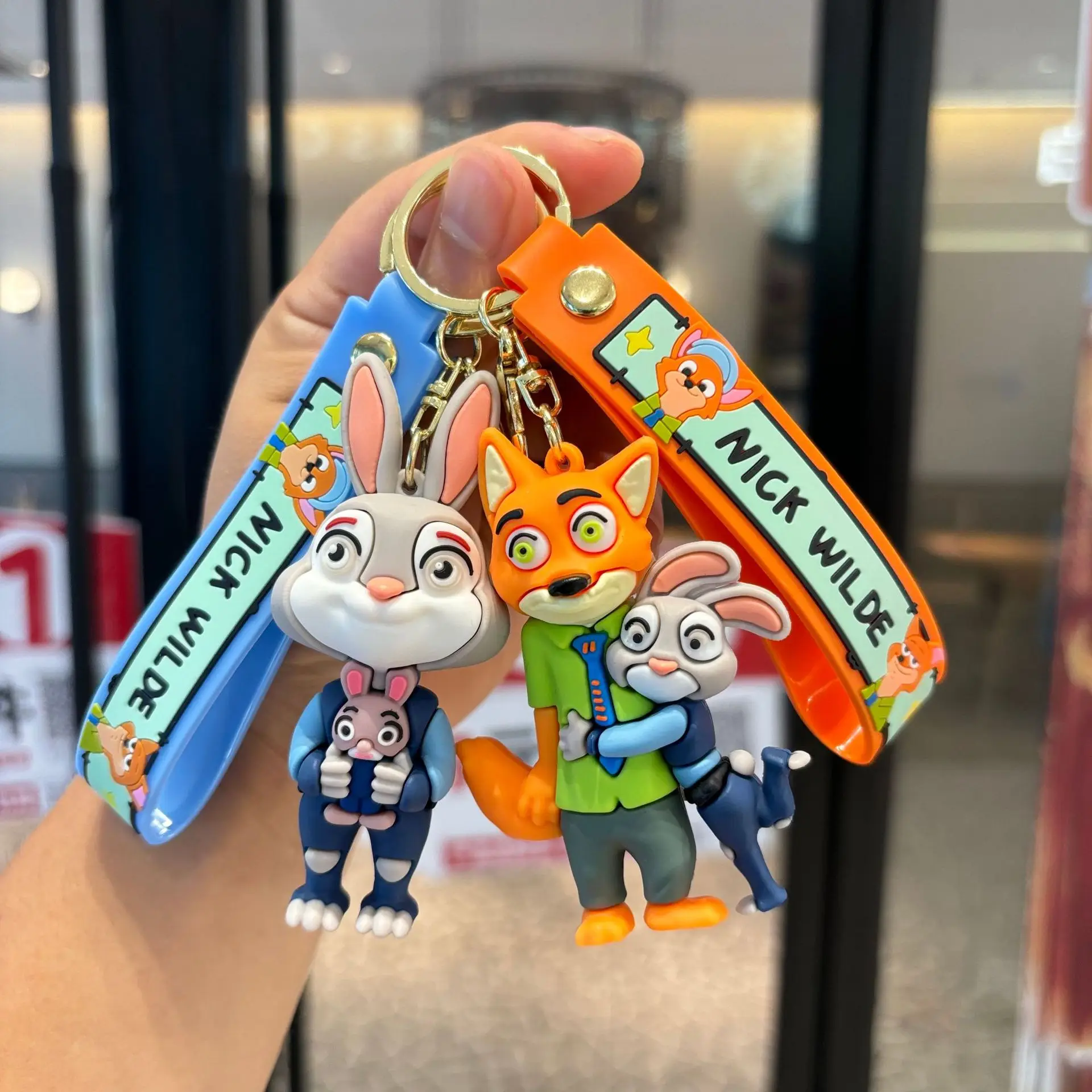

Zootopia‌ Judy Nick Keychain Anime Keyrings Gary De Snake‌ Elephant Doll Keyring Toys Accessories Fans Cartoon Cute Gifts