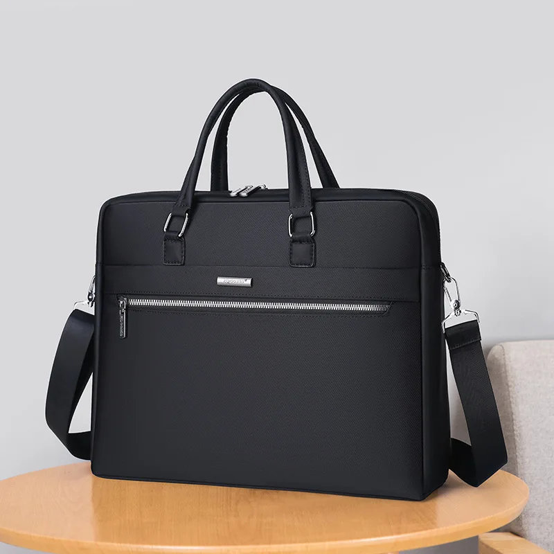 

Oblique span briefcase men's file custom handbag men's business meeting computer bag