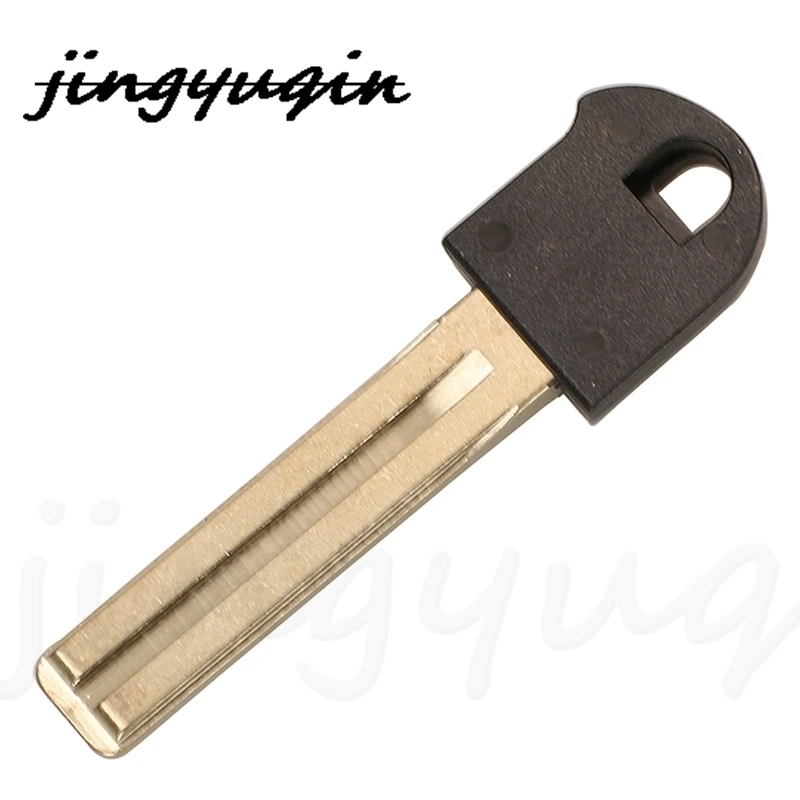 Jingyuqin Remote Car Smart Key Keyless Emergency Insert Uncut Blade Blank For Toyota Prius 2004-2009 Corolla Verso Camry