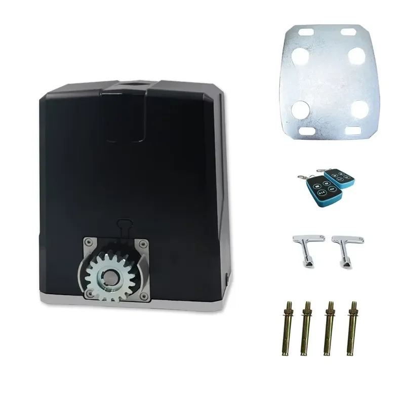 24V Brushless DC Motor for Sliding Door Opener Adjustable Speed Automatic Drive System with Spare Battery Solar Compatible