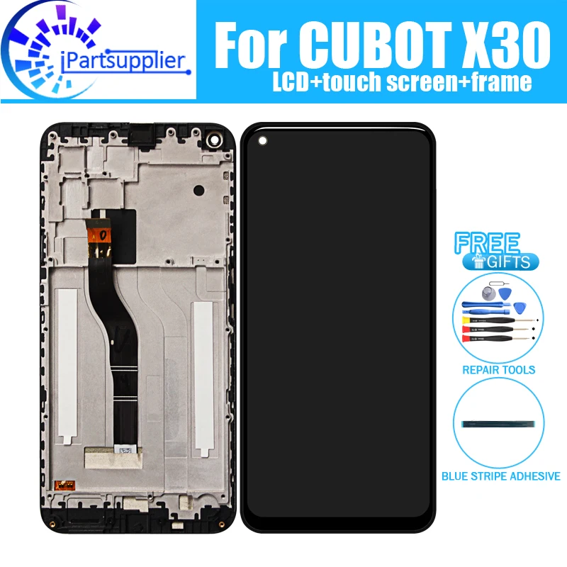 Go! CUBOT X30 LCD Display+Touch Screen Digitizer +Frame Assembly 100% Original New LCD+Touch Digitizer for CUBOT X30+Tools