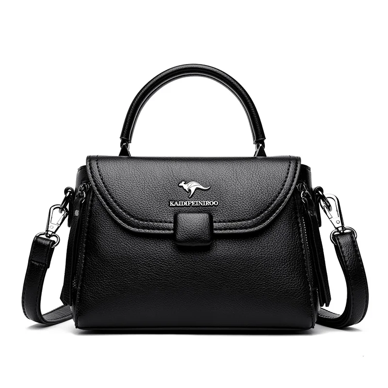 Authentic High Quality Soft Leather Luxury New Designer Fashion Casual Women\'s Shoulder Bag Handbag Crossbody Bags for Women2024