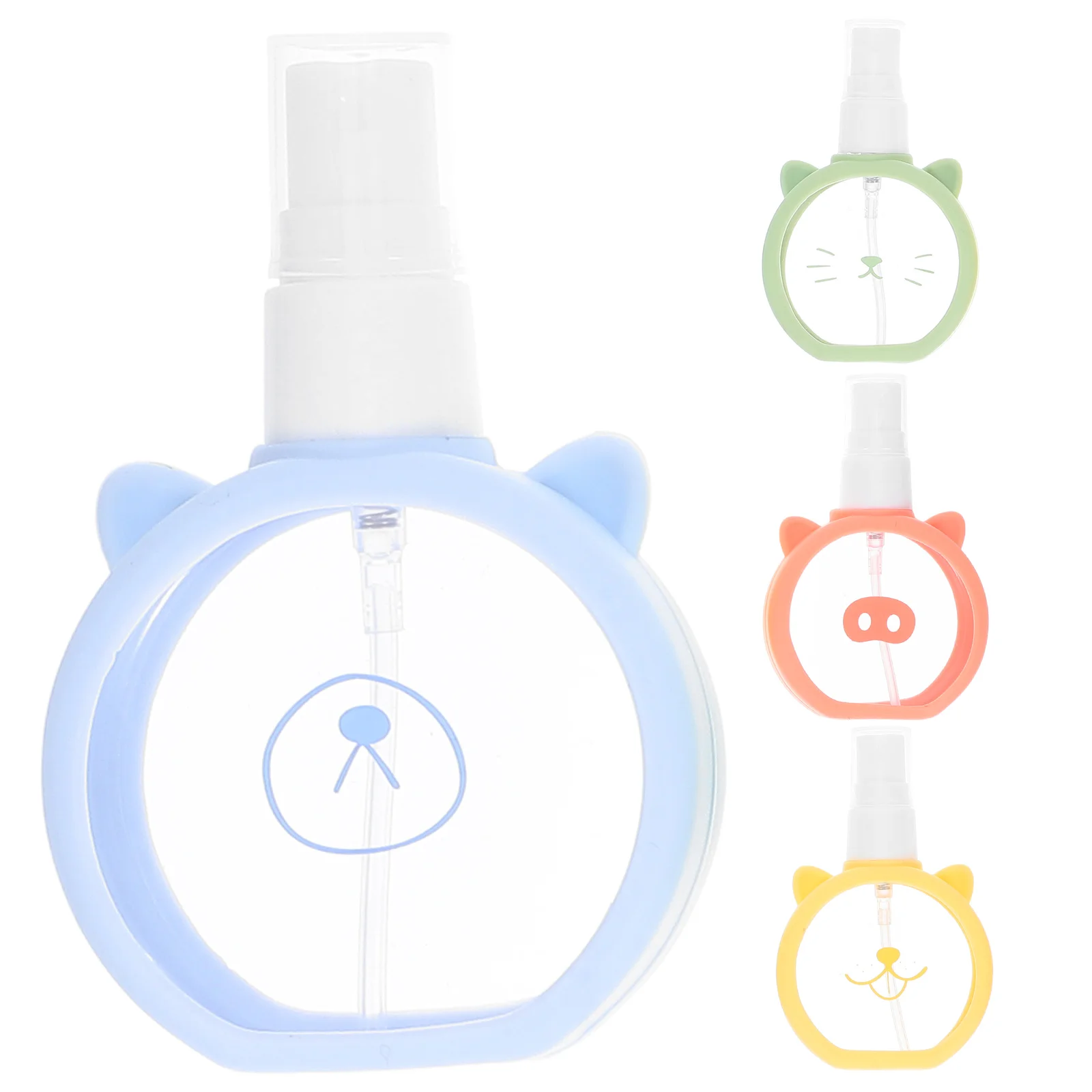 

4 Pcs Mini Travel Spray Bottles TSA Approved Small Water Bottles for Hair Perfume Toiletries Continuous Portable