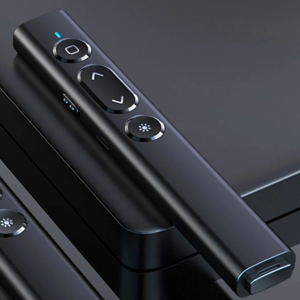 

Solid Color Powerpoint Control Pen Rechargeable Clicker Presentation Pointer for PPT Slide Advancer Professional