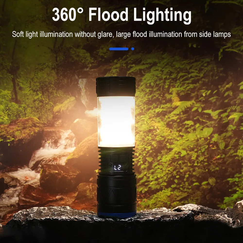 BORUiT ультра яркий светодиодный фонарик 600LM телескопический зум-фонарик перезаряжаемый фонарь для кемпинга с цифровым дисплеем встроенный аккумулятор BORUiT ультра яркий светодиодный фонарик 600LM телескопический зум-фонарик перезаряжаемый фонарь для кемпинга с цифровым дисплеем встроенный аккумулятор