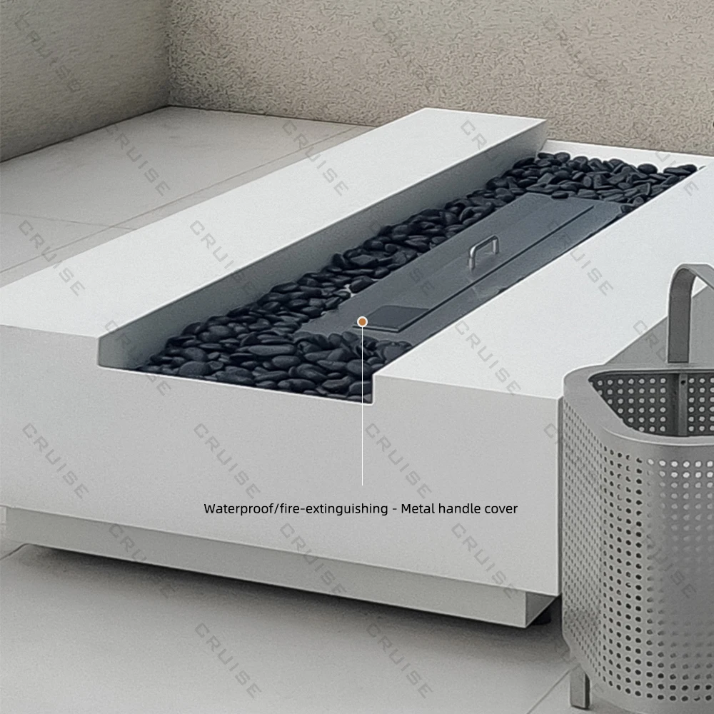 كروز كفاءة الاحتراق Chimeneas سخان النار النمط الكلاسيكي الخشب/الغاز/فرن الكحول الأساسية 1250-760-300 مللي متر Firepit في الهواء الطلق